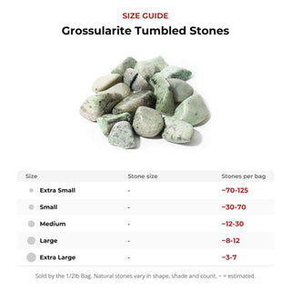 Grossularite Tumbled Stones from Stonebridge Imports