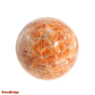 Orange Calcite Sphere Small #2 - 2 1/4" from Stonebridge Imports