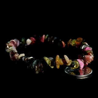 Multi Colour Tourmaline Chip Bracelet from Stonebridge Imports