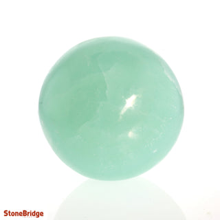 Pistachio Green Calcite Sphere from Stonebridge Imports