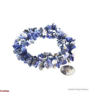 Sodalite A Bead Strand 32" - 5-8mm Chip from Stonebridge Imports