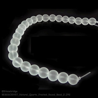 Clear Quartz Bead Strand