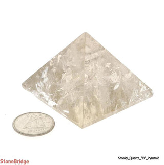 Smoky Quartz Pyramid B #2 - 1 1/2" to 1 3/4"    from Stonebridge Imports