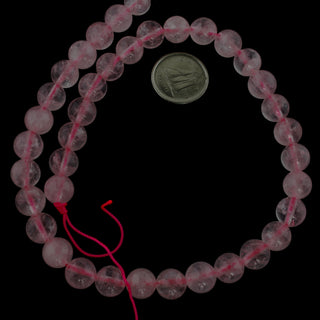 Rose Quartz Bead Strand 15" - 8mm from Stonebridge Imports