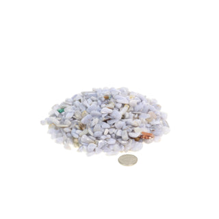 Blue Lace Agate Tiny Tumbled Stones - B Quality Tiny   from Stonebridge Imports