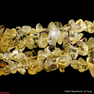 Citrine Chip Strands - 5mm to 8mm    from Stonebridge Imports