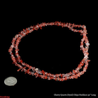 Cherry Quartz Bead Strand (Enhanced) from Stonebridge Imports