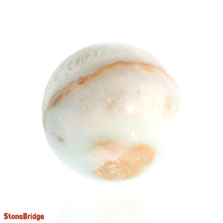 Caribbean Blue Calcite Sphere Small #4 - 2 1/2" from Stonebridge Imports