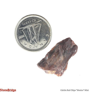 Calcite Red Mexican Chips - Mini    from Stonebridge Imports