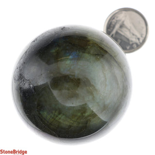 Labradorite E Sphere Extra Small #2 - 1 3/4" from Stonebridge Imports