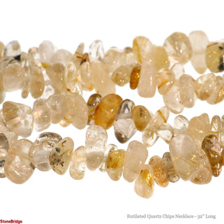 Rutilated Quartz Bead Strand from Stonebridge Imports