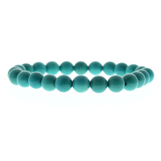 Turquoise Round Bracelet - 8mm from Stonebridge Imports