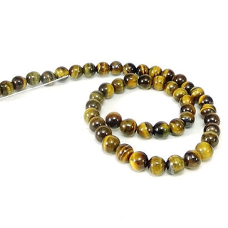 Tiger's Eye A Bead Strand 15" - 6mm from Stonebridge Imports