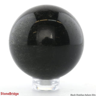 Black Obsidian Sphere Extra Small #2 - 1 3/4" from Stonebridge Imports