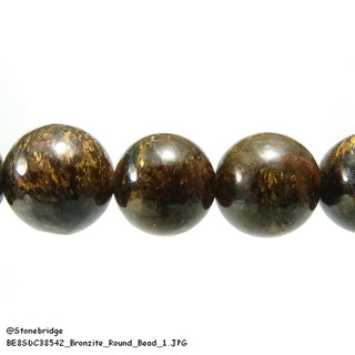 Bronzite Bead Strand 15" - 8mm from Stonebridge Imports