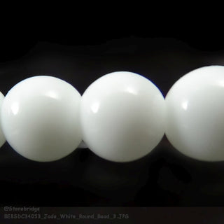 White Jade Bead Strand from Stonebridge Imports