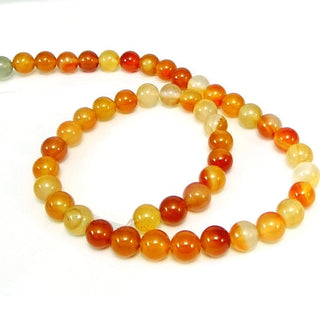 Carnelian A Bead Strand 15" - 8mm from Stonebridge Imports