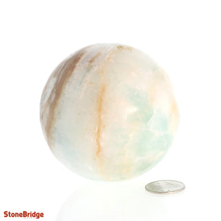 Caribbean Blue Calcite Sphere from Stonebridge Imports