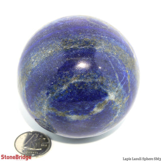 Lapis Lazuli E Sphere Small #3 - 2 1/4" from Stonebridge Imports