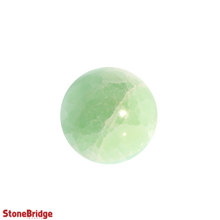 Pistachio Green Calcite Sphere Medium #1 - 2 3/4" from Stonebridge Imports