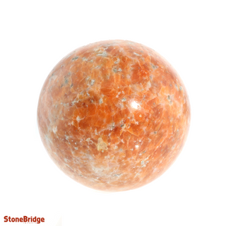 Orange Calcite Sphere Medium #1 - 2 3/4" from Stonebridge Imports