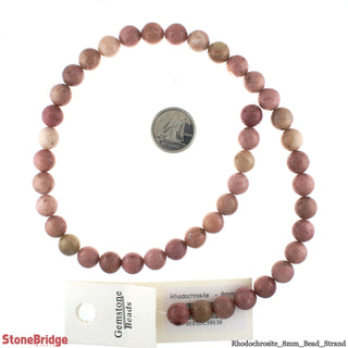 Rhodonite Bead Strand from Stonebridge Imports