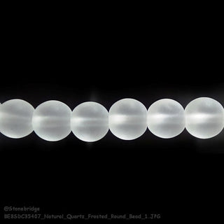 Clear Quartz Bead Strand