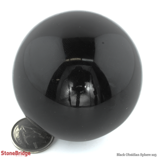 Black Obsidian Sphere from Stonebridge Imports