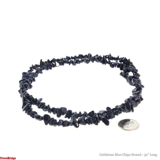 Goldstone Blue Chip Strands - 5mm to 8mm    from Stonebridge Imports