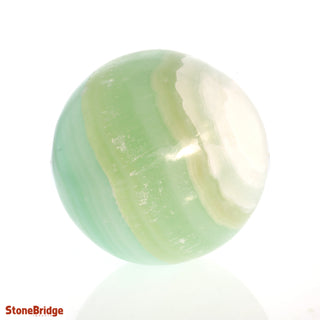 Pistachio Green Calcite Sphere from Stonebridge Imports