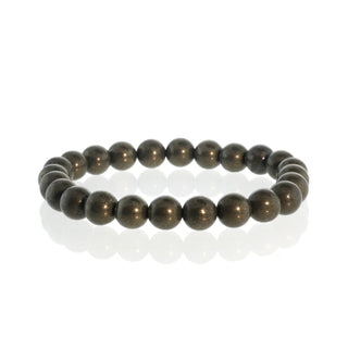 Pyrite Round Bracelet 8mm from Stonebridge Imports