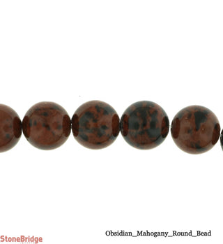 Mahogany Obsidian Bead Strand from Stonebridge Imports