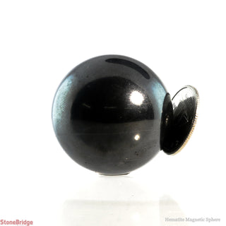 Magnetic Hematite Sphere Extra Small #4 - 2" from Stonebridge Imports