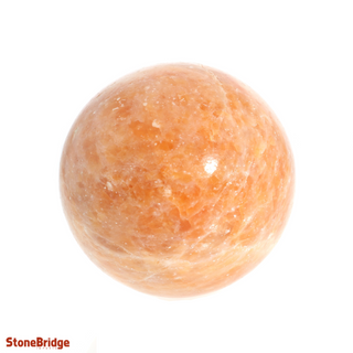 Orange Calcite Sphere Extra Small #3 - 2" from Stonebridge Imports