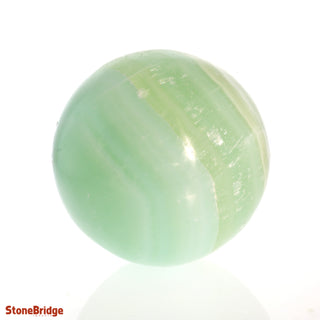 Pistachio Green Calcite Sphere from Stonebridge Imports