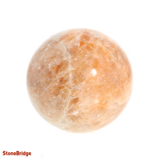 Orange Calcite Sphere Extra Small #4 - 2" from Stonebridge Imports