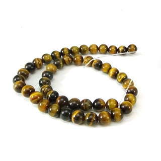 Tiger's Eye E Bead Strand 15" - 8mm from Stonebridge Imports