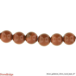 Brown Goldstone Bead Strand from Stonebridge Imports