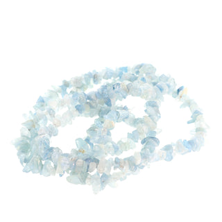 Aquamarine A Bead Strand 32" - 3-5mm Chip from Stonebridge Imports