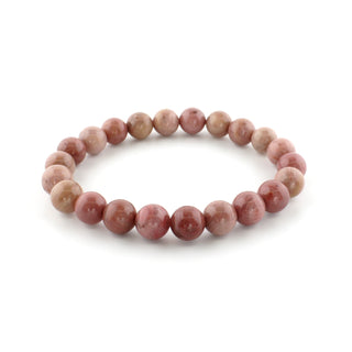 Rhodonite Bead Bracelet 8mm from Stonebridge Imports