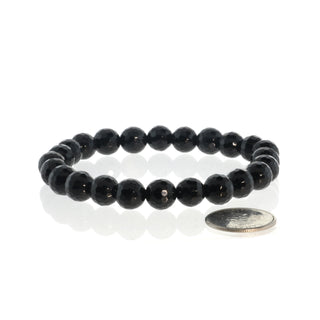 Onyx Bead Bracelet 8mm Faceted from Stonebridge Imports