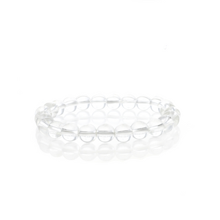 Clear Quartz Bead Bracelet 8mm   from Stonebridge Imports