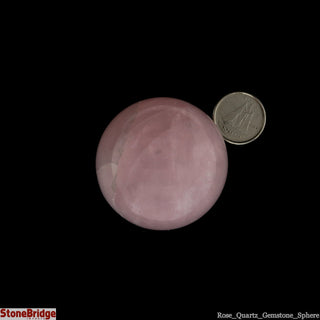 Rose Quartz A Sphere Extra Small #2 - 1 3/4" from Stonebridge Imports