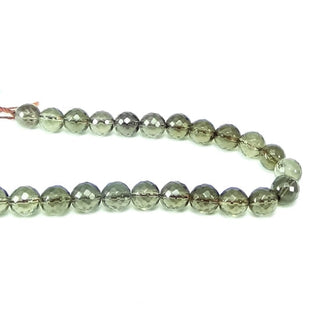 Smoky Quartz Bead Strand 7" - 8mm Faceted from Stonebridge Imports