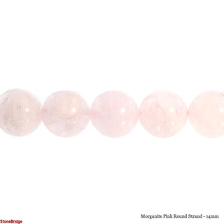 Pink Morganite Bead Strand from Stonebridge Imports