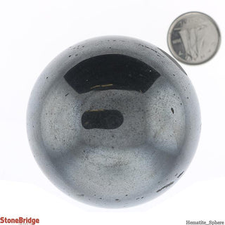 Hematite Sphere - Small #4 - 2 1/2"    from Stonebridge Imports