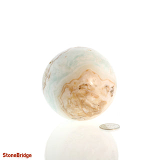 Caribbean Blue Calcite Sphere from Stonebridge Imports