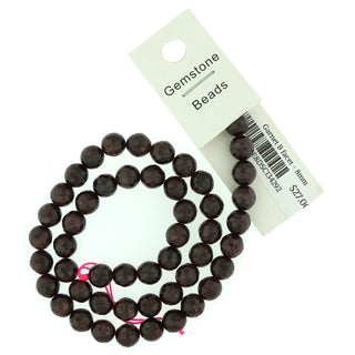 Garnet B Bead Strand 15" - 8mm Faceted from Stonebridge Imports