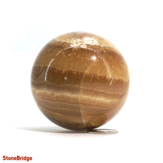 Golden Calcite Sphere from Stonebridge Imports