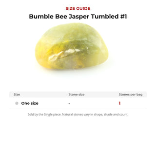 Bumble Bee Jasper Tumbled #1 from Stonebridge Imports